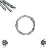 CABLE GALVANIZADO   4 MM. (ROLLO 25 METROS) NO ELEVACION
