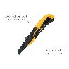 CUTTER 18 MM. CON 2 HOJAS ACERO SK5 BOTON AUTORETRACTIL HOJA PAVONADA NEGRA