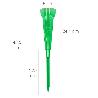 PLUVIOMETRO PLASTICO VERDE 350 ML. CON PIQUETA. MEDIDOR LLUVIA, MONITORIZAR LAS PRECIPITACIONES JARDÍN EXTERIORES