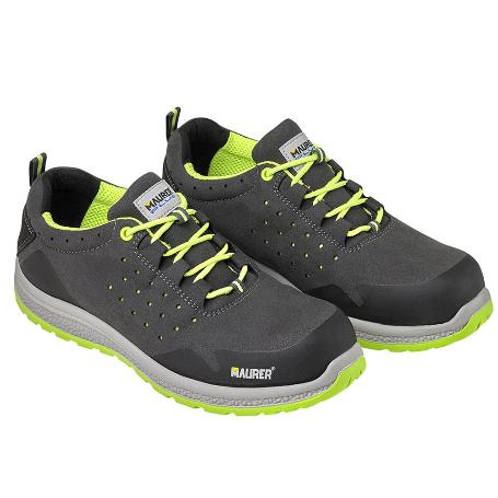 DEPORTIVA SEGURIDAD MAURER S1 MODELO RESIA ANTIDESLIZANTE CON SUELA RESISTENTE A LOS HIDROCARBUROS TALLA 44.
