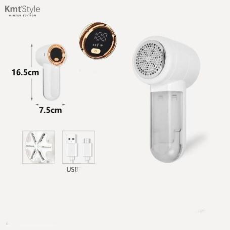 QUITAPELUSAS - QUITABOLILLAS PARA CARGA CON USB Y PANEL LED FACIL DE USAR KMTSTYLE