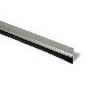 BURLETE ADHESIVO ALUMINIO GOMA 100CM INOXIDABLE SOBREPONER B82720E