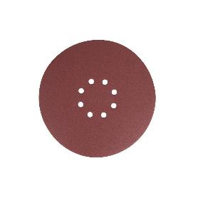 HOJA DE LIJADO LIJADORA PARED Y TECHO 8 AGUJEROS Ø225 MM G 240   CAJA 5 UNID.