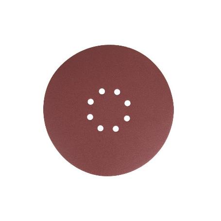 HOJA DE LIJADO LIJADORA PARED Y TECHO 8 AGUJEROS Ø225 MM G 240   CAJA 5 UNID.
