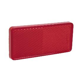 CATADIÓPTRICO RECTANGULAR ROJO 94 X 44 MM CON ADHESIVO