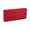CATADIÓPTRICO RECTANGULAR ROJO 94 X 44 MM CON ADHESIVO