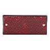 CATADIÓPTRICO RECTANGULAR ROJO 106 X 50 MM CON AGUJERO SIN TORNILLO