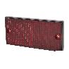 CATADIÓPTRICO RECTANGULAR ROJO 106 X 50 MM CON AGUJERO SIN TORNILLO CON ADHESIVO
