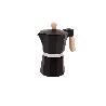 CAFETERA ITALIANA DE INDUCCIÓN NEGRA 6 TAZAS