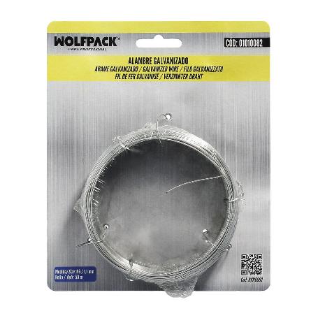 ALAMBRE GALVANIZADO 1,10MM / 6 (ROLLO 50 METROS)