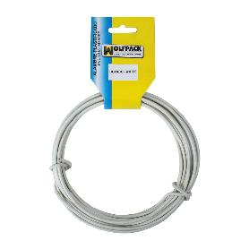 ALAMBRE PLASTIFICADO (ROLLO 10 METROS) BLANCO Nº 16 / 2.7 MM.