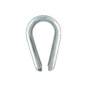 GUARDACABOS ZINCADO PARA CABLE 6 MM.