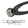 TENAZAS RUSAS PROFESIONALES PLUS DIN/ISO 9242 CROMO VANADIO NEGRA   10
