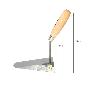 PALETA WOLFPACK PLUS MANGO MADERA 344   165X120 MM.