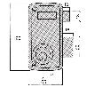 CERRADURA UCEM 4056-A-HB/65/ DERECHA
