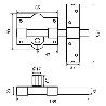 CERROJO FAC 301-L/ 80-P