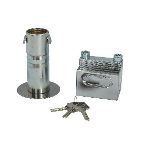 CANDADO EMPOTRAR LLAVE PLANA C-1 HEMBRA