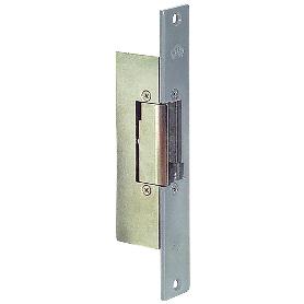 CERRADURA JIS ELECTRICA 12 VOLTIOS 832-901G FRENTE GRIS