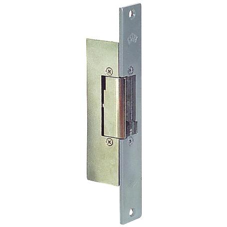 CERRADURA JIS ELECTRICA 12 VOLTIOS 832-901G FRENTE GRIS