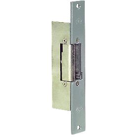 CERRADURA JIS ELECTRICA 12 VOLTIOS 842-901G FRENTE GRIS