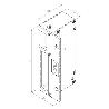 CERRADURA ELÉCTRICA JIS 1123 REVERSIBLE AUTOMATICO SOBREPONER CERRADURA VERTICAL