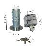 CANDADO EMPOTRAR LLAVE PLANA C-2 MACHO