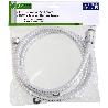 FLEXO DUCHA PVC BLANCO/PLATA 1,50 METROS