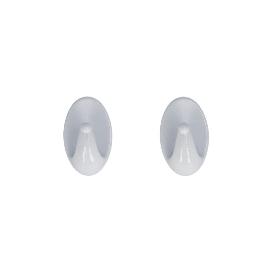 COLGADOR ORYX  BLANCO GRANDE (BLISTER  2 UNIDADES) ADHESIVO