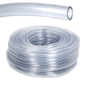 MANGUERA TRANSPARENTE NIVEL  4 X6 MM.  ROLLO 50 METROS