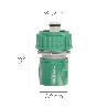 CONECTOR MANGUERA PLASTICO 3/4 CON STOP  BLISTER
