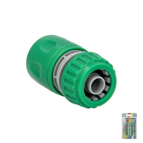 CONECTOR MANGUERA PLASTICO 1/2 BLISTER