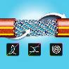 MANGUERA TRICOTADO NO TORSION 19 MM. - 3/4 ROLLO 50 METROS