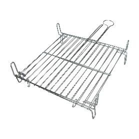 PARRILLA BARBACOA DOBLE 40X40 CM.