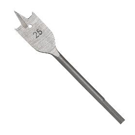 BROCA PLANA MADERA 3 PUNTAS WOLFPACK   25,00 MM.
