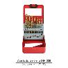 ESTUCHE BROCAS HSS TITANIO 1-10 MM. 19 PIEZAS