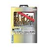 ESTUCHE BROCAS HSS TITANIO 1-10 MM. 19 PIEZAS