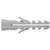 TACO NYLON TRADICIONAL GRIS  10 MM. (CAJA DE 50 PIEZAS)