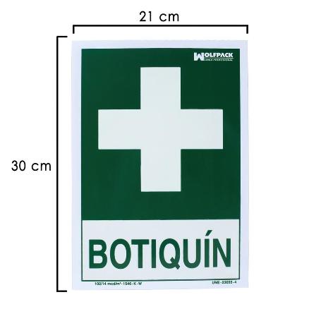 CARTEL BOTIQUIN 21X 30 (ALT.) CM.