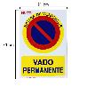 CARTEL VADO PERMANENTE 21 X 30 (ALT) CM.