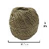 HILO BRAMANTE CAÑAMO PULIDO Nº 4   (BOBINA 100 GRAMOS) Ø 1,5 MM.