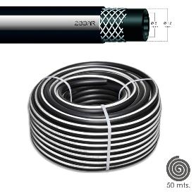 MANGUERA AIRE COMPRIMIDO NEGRO   8 X 17 MM. 20 BARES ROLLO 50 METROS