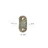PLACA WOLFPACK BICROMATADO  40X18 MM