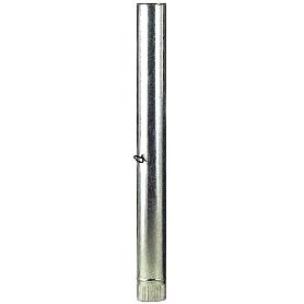 WOLFPACK TUBO ESTUFA ACERO GALVANIZADO Ø 100 MM, IDEAL ESTUFAS DE LEÑA, CHIMENEA, ALTA RESISTENCIA, CONDUCTO HUMOS.