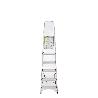 ESCALERA ALUMINIO 6 PELDAÑOS PLEGABLE, USO DOMÉSTICO, ANTIDESLIZANTE, LIGERA Y RESISTENTE