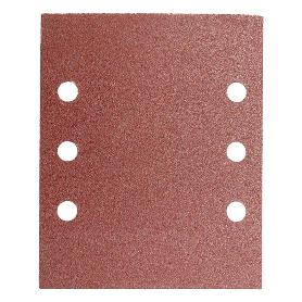 LIJA RECAMBIO CON VELCRO 114X140 MM. CON AGUJEROS GRANO  40 (10 PIEZAS)