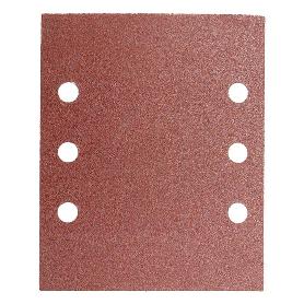 LIJA RECAMBIO CON VELCRO 114X140 MM. CON AGUJEROS GRANO  120 (10 PIEZAS)