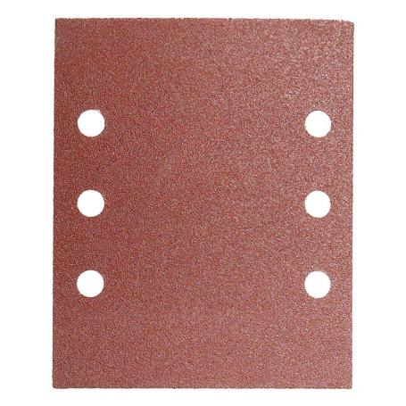 LIJA RECAMBIO CON VELCRO 114X140 MM. CON AGUJEROS GRANO  180 (10 PIEZAS)