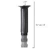 PATA REGULABLE FIJA 13 / 20 CM. NEGRO