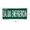 CARTEL SALIDA DE EMERGENCIA 30 X 15 (ALT.) CM.
