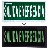 CARTEL SALIDA DE EMERGENCIA 30 X 15 (ALT.) CM.